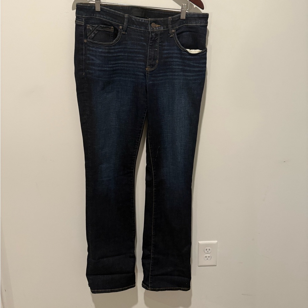 Buckle Women's Dark Blue Straight Leg Jeans